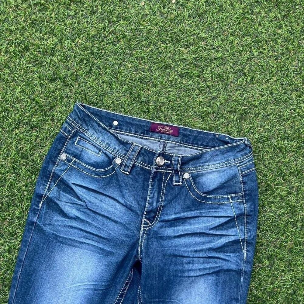 Ymi-jeans Women's Blue and Navy Jeans - Picture 4 of 8